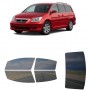 לרכב Honda Odyssy 2005 ציפוי חלונות שחורים רב פעמי סיליקון לחלונות קדמיים, אחוריים ולחלון האחורי
