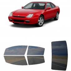 לרכב Honda Prelude 1997 ציפוי חלונות שחורים רב פעמי סיליקון לחלונות קדמיים, אחוריים ולחלון האחורי