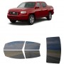 לרכב Honda Ridgeline 2006 ציפוי חלונות שחורים רב פעמי סיליקון לחלונות קדמיים, אחוריים ולחלון האחורי