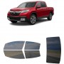 לרכב Honda Ridgeline 2017 ציפוי חלונות שחורים רב פעמי סיליקון לחלונות קדמיים, אחוריים ולחלון האחורי