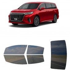 לרכב HongQi HQ9 2022 ציפוי חלונות שחורים רב פעמי סיליקון לחלונות קדמיים, אחוריים ולחלון האחורי