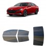 לרכב Hyundai Elantra 2021 ציפוי חלונות שחורים רב פעמי סיליקון לחלונות קדמיים, אחוריים ולחלון האחורי
