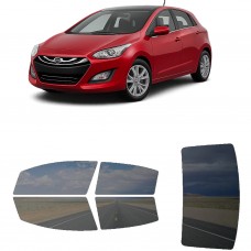 לרכב Hyundai Elantra ElantraGT 2013 ציפוי חלונות שחורים רב פעמי סיליקון לחלונות קדמיים, אחוריים ולחלון האחורי