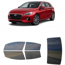 לרכב Hyundai Elantra ElantraGT 2018 ציפוי חלונות שחורים רב פעמי סיליקון לחלונות קדמיים, אחוריים ולחלון האחורי
