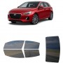 לרכב Hyundai Elantra ElantraGT 2018 ציפוי חלונות שחורים רב פעמי סיליקון לחלונות קדמיים, אחוריים ולחלון האחורי