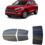לרכב Hyundai Tucson 2016 ציפוי חלונות שחורים רב פעמי סיליקון לחלונות קדמיים, אחוריים ולחלון האחורי