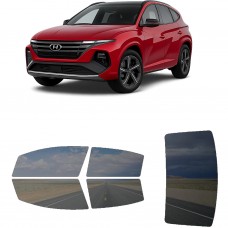 לרכב Hyundai Tucson N Line 2022 ציפוי חלונות שחורים רב פעמי סיליקון לחלונות קדמיים, אחוריים ולחלון האחורי