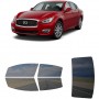 לרכב Infiniti Q70 2015 ציפוי חלונות שחורים רב פעמי סיליקון לחלונות קדמיים, אחוריים ולחלון האחורי