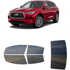 לרכב Infiniti QX50 2019 ציפוי חלונות שחורים רב פעמי סיליקון לחלונות קדמיים, אחוריים ולחלון האחורי