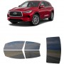 לרכב Infiniti QX50 2019 ציפוי חלונות שחורים רב פעמי סיליקון לחלונות קדמיים, אחוריים ולחלון האחורי