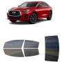 לרכב Infiniti QX55 2022 ציפוי חלונות שחורים רב פעמי סיליקון לחלונות קדמיים, אחוריים ולחלון האחורי