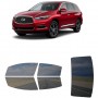 לרכב INFINITI QX60 2019 ציפוי חלונות שחורים רב פעמי סיליקון לחלונות קדמיים, אחוריים ולחלון האחורי