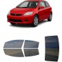 לרכב INK City Two-door Hatchback 2011 ציפוי חלונות שחורים רב פעמי סיליקון לחלונות קדמיים, אחוריים ולחלון האחורי