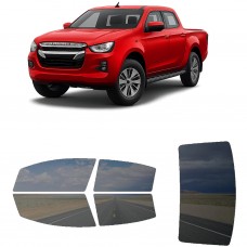 לרכב Isuzu Dmax 2021 ציפוי חלונות שחורים רב פעמי סיליקון לחלונות קדמיים, אחוריים ולחלון האחורי
