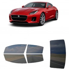 לרכב Jaguar F-Type 2020 ציפוי חלונות שחורים רב פעמי סיליקון לחלונות קדמיים, אחוריים ולחלון האחורי