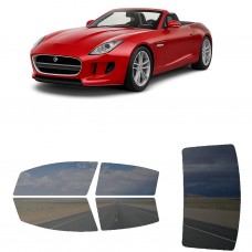 לרכב Jaguar F-Type Convertible 2014 ציפוי חלונות שחורים רב פעמי סיליקון לחלונות קדמיים, אחוריים ולחלון האחורי