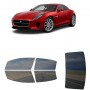 לרכב Jaguar F-Type Coupe 2018 ציפוי חלונות שחורים רב פעמי סיליקון לחלונות קדמיים, אחוריים ולחלון האחורי