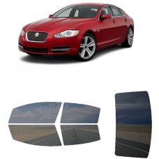 לרכב Jaguar XF 2011 ציפוי חלונות שחורים רב פעמי סיליקון לחלונות קדמיים, אחוריים ולחלון האחורי