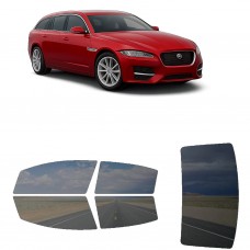 לרכב Jaguar XF Sportbrake 2018 ציפוי חלונות שחורים רב פעמי סיליקון לחלונות קדמיים, אחוריים ולחלון האחורי