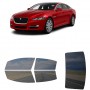לרכב Jaguar XJ 2016 ציפוי חלונות שחורים רב פעמי סיליקון לחלונות קדמיים, אחוריים ולחלון האחורי