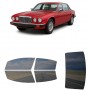 לרכב Jaguar XJ6 XJ12 1988 ציפוי חלונות שחורים רב פעמי סיליקון לחלונות קדמיים, אחוריים ולחלון האחורי