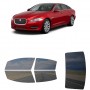 לרכב Jaguar XJL 2011 ציפוי חלונות שחורים רב פעמי סיליקון לחלונות קדמיים, אחוריים ולחלון האחורי