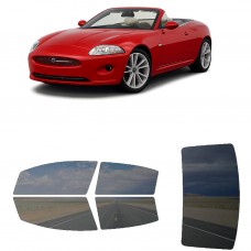 לרכב Jaguar XK Two-door Convertible 2007 ציפוי חלונות שחורים רב פעמי סיליקון לחלונות קדמיים, אחוריים ולחלון האחורי