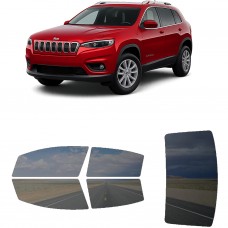 לרכב Jeep Cherokee 2019 ציפוי חלונות שחורים רב פעמי סיליקון לחלונות קדמיים, אחוריים ולחלון האחורי