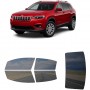 לרכב Jeep Cherokee 2019 ציפוי חלונות שחורים רב פעמי סיליקון לחלונות קדמיים, אחוריים ולחלון האחורי