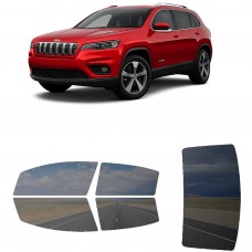לרכב Jeep Cherokee Four-door 2019 ציפוי חלונות שחורים רב פעמי סיליקון לחלונות קדמיים, אחוריים ולחלון האחורי