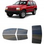 לרכב Jeep Grand Cherokee 1993 ציפוי חלונות שחורים רב פעמי סיליקון לחלונות קדמיים, אחוריים ולחלון האחורי