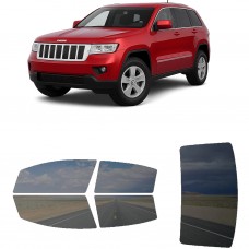 לרכב Jeep Grand Cherokee 2011 ציפוי חלונות שחורים רב פעמי סיליקון לחלונות קדמיים, אחוריים ולחלון האחורי