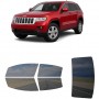 לרכב Jeep Grand Cherokee 2011 ציפוי חלונות שחורים רב פעמי סיליקון לחלונות קדמיים, אחוריים ולחלון האחורי