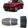 לרכב Jeep Grand Cherokee 2022 ציפוי חלונות שחורים רב פעמי סיליקון לחלונות קדמיים, אחוריים ולחלון האחורי