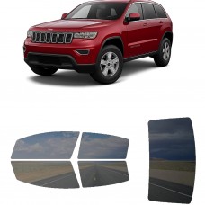 לרכב Jeep Grand CherokeeWK 2017 ציפוי חלונות שחורים רב פעמי סיליקון לחלונות קדמיים, אחוריים ולחלון האחורי