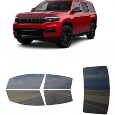 לרכב JEEP Grand Wagoneer Obsidian 2022 ציפוי חלונות שחורים רב פעמי סיליקון לחלונות קדמיים, אחוריים ולחלון האחורי