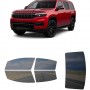 לרכב JEEP Grand Wagoneer Obsidian 2022 ציפוי חלונות שחורים רב פעמי סיליקון לחלונות קדמיים, אחוריים ולחלון האחורי