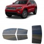 לרכב Jeep GrandCherokee 2015 ציפוי חלונות שחורים רב פעמי סיליקון לחלונות קדמיים, אחוריים ולחלון האחורי