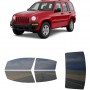 לרכב Jeep Liberty 2002 ציפוי חלונות שחורים רב פעמי סיליקון לחלונות קדמיים, אחוריים ולחלון האחורי