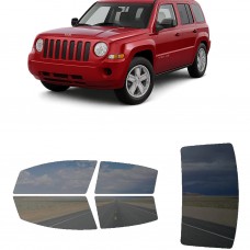לרכב Jeep Patriot 2007 ציפוי חלונות שחורים רב פעמי סיליקון לחלונות קדמיים, אחוריים ולחלון האחורי