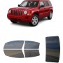 לרכב Jeep Patriot 2007 ציפוי חלונות שחורים רב פעמי סיליקון לחלונות קדמיים, אחוריים ולחלון האחורי