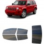 לרכב Jeep Patriot 2008 ציפוי חלונות שחורים רב פעמי סיליקון לחלונות קדמיים, אחוריים ולחלון האחורי