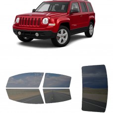 לרכב Jeep Patriot 2013 ציפוי חלונות שחורים רב פעמי סיליקון לחלונות קדמיים, אחוריים ולחלון האחורי