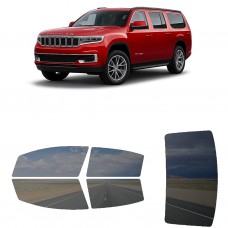 לרכב Jeep WagoneerL 2023 ציפוי חלונות שחורים רב פעמי סיליקון לחלונות קדמיים, אחוריים ולחלון האחורי