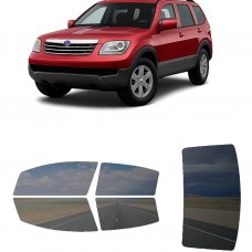 לרכב Kia Borrego Four-door 2009 ציפוי חלונות שחורים רב פעמי סיליקון לחלונות קדמיים, אחוריים ולחלון האחורי