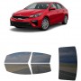 לרכב Kia Forte 2019 ציפוי חלונות שחורים רב פעמי סיליקון לחלונות קדמיים, אחוריים ולחלון האחורי