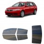לרכב Kia Forte Station Wagon 2011 ציפוי חלונות שחורים רב פעמי סיליקון לחלונות קדמיים, אחוריים ולחלון האחורי