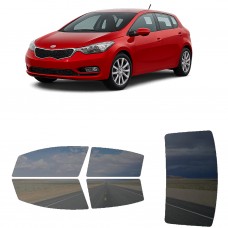 לרכב Kia Forte5 2014 ציפוי חלונות שחורים רב פעמי סיליקון לחלונות קדמיים, אחוריים ולחלון האחורי