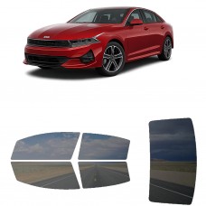 לרכב Kia K5 2021 ציפוי חלונות שחורים רב פעמי סיליקון לחלונות קדמיים, אחוריים ולחלון האחורי