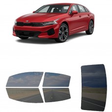 לרכב Kia K5 Sedan 2021 ציפוי חלונות שחורים רב פעמי סיליקון לחלונות קדמיים, אחוריים ולחלון האחורי